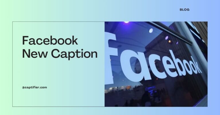Facebook New Caption for Facebook Posts