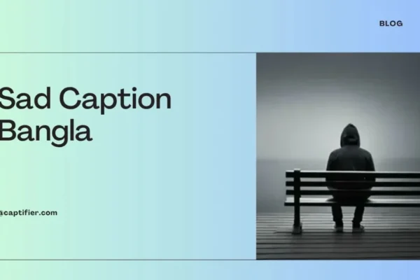 Sad caption bangla - lonely man sitting alone on bench in foggy weather